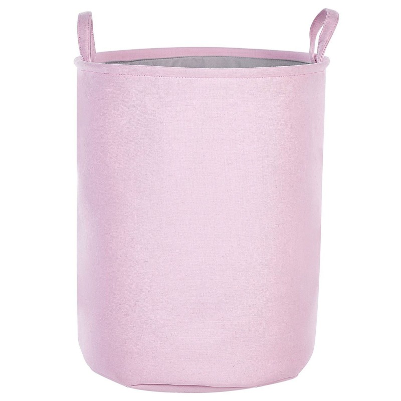 Zestaw 3 koszy tekstylnych różowy ARCHA