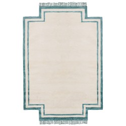 Dywan z wiskozy 160 x 230 cm beżowy BERWARI