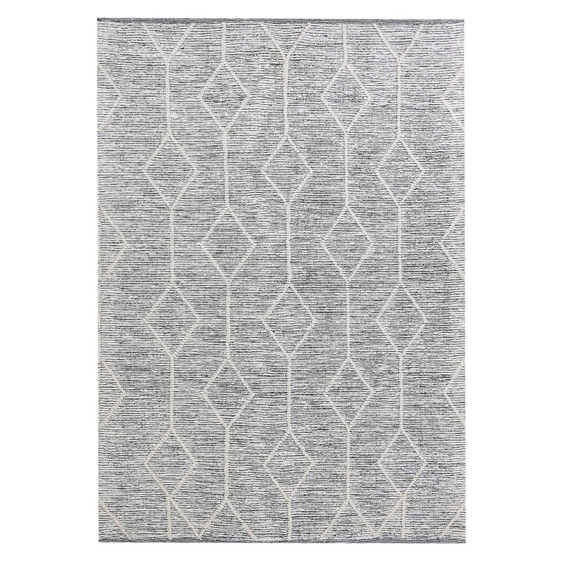 Dywan 140 x 200 cm szaro-beżowy EDREMIT