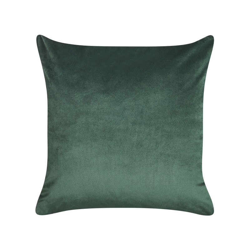 Zestaw 2 poduszek dekoracyjnych PHILODENDRON Welur 45 x 45 cm Szmaragdowy Wzór abstrakcyjny