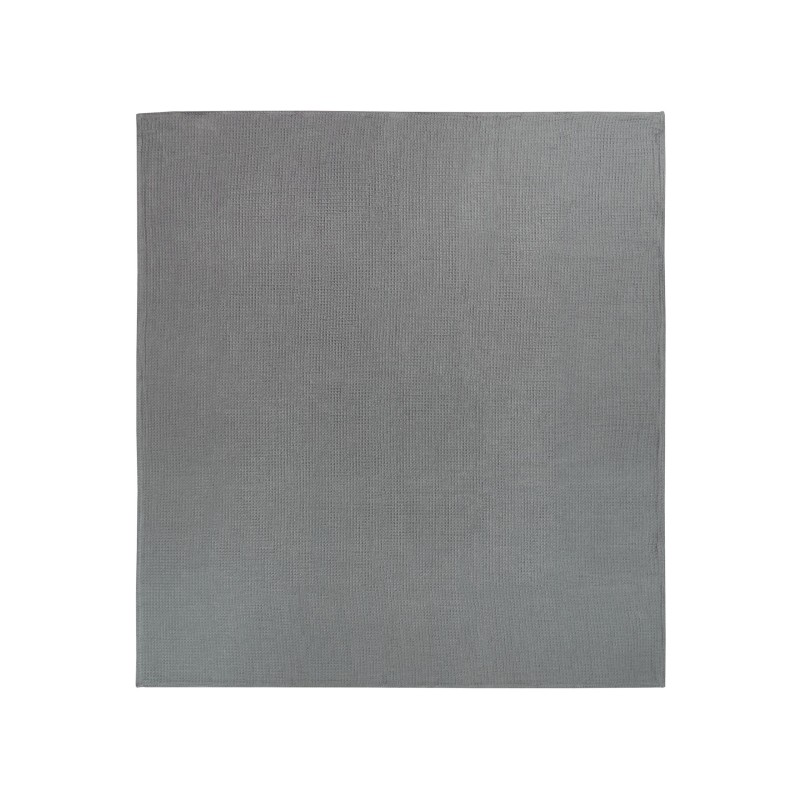 Narzuta na łóżko RAGALA Bawełna 220 x 240 cm Ciemnoszary