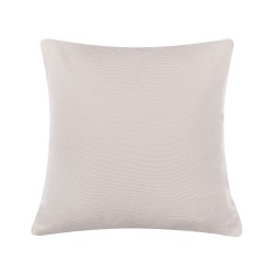 2 poduszki dekoracyjne z motywem królika 45 x 45 cm szarobeżowe TULIPA