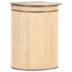 Kosz bambusowy z pokrywką jasne drewno BADULLA