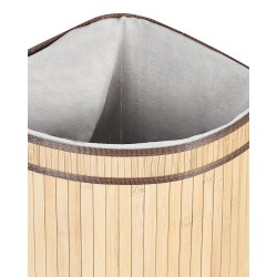 Kosz bambusowy z pokrywką jasne drewno BADULLA