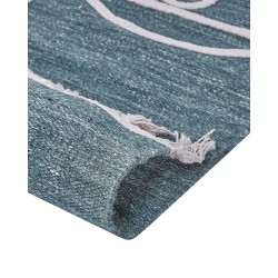 Dywan zewnętrzny 140 x 200 cm niebieski YAVU