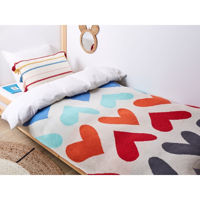 Koc KOHAT Bawełna 130 x 170 cm Kolorowy