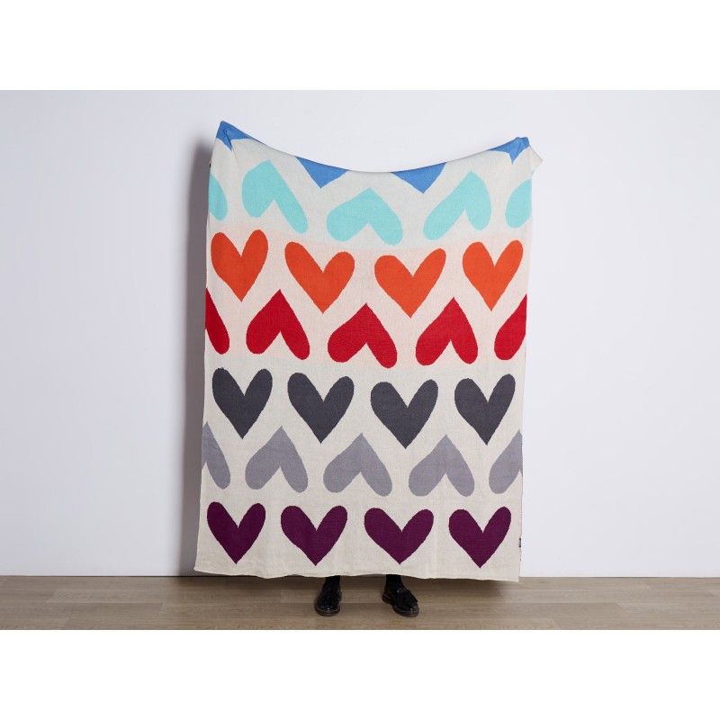 Koc KOHAT Bawełna 130 x 170 cm Kolorowy