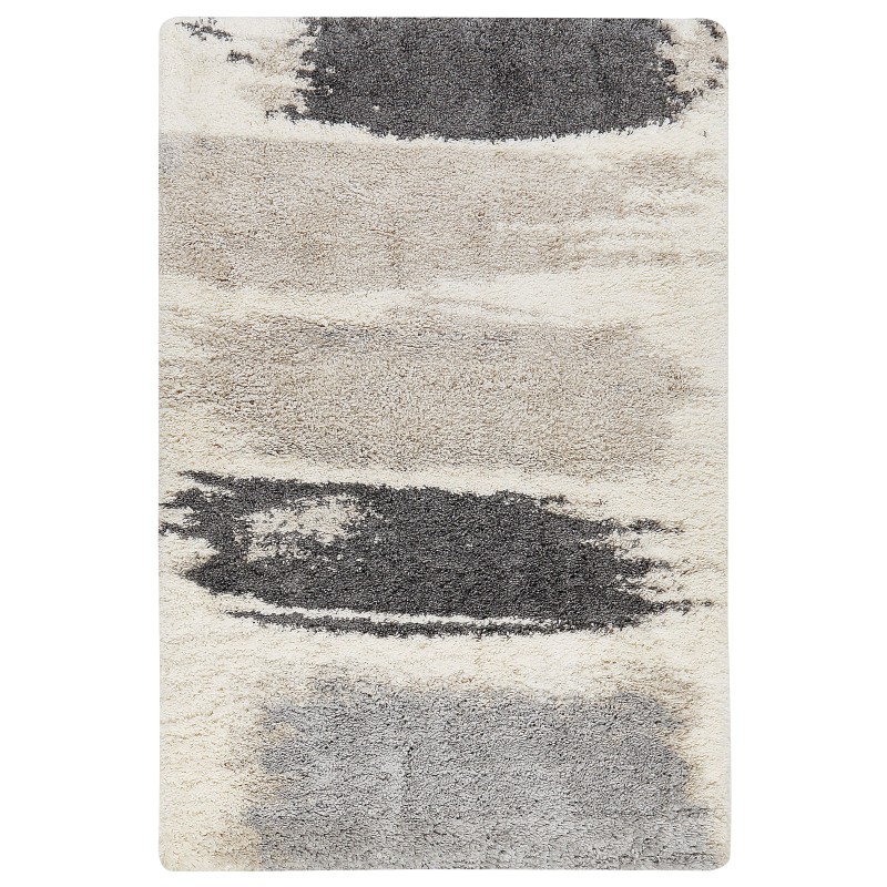 Dywan shaggy 200 x 300 cm biało-szary MARTUNI