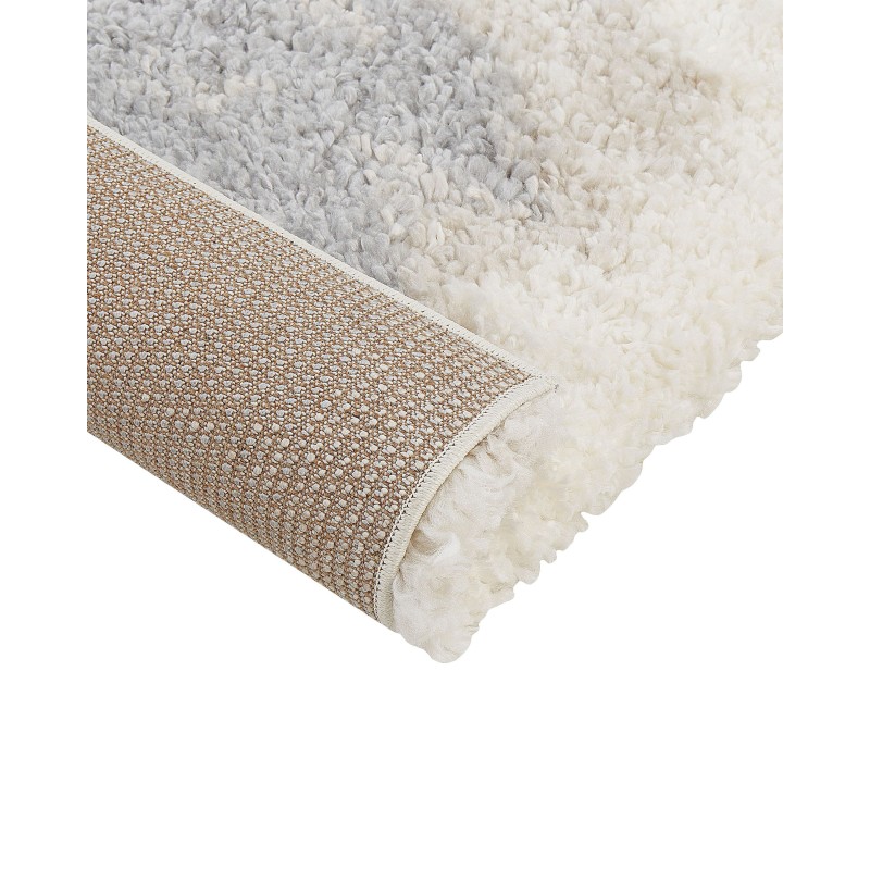 Dywan shaggy 200 x 300 cm biało-szary MARTUNI