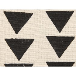 Zestaw 2 poduszek dekoracyjnych CERCIS Bawełna 45 x 45 cm Beżowy Wzór geometryczny