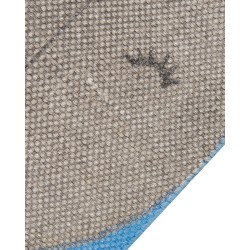 Dywan dziecięcy bawełniany motyw wieloryba 80 x 150 cm niebieski BALABANG