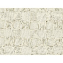 Narzuta na łóżko BERE Bawełna 200 x 220 cm Złamana biel