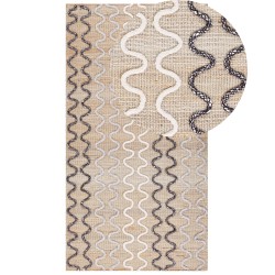 Dywan jutowy 80 x 150 cm beżowy SOGUT