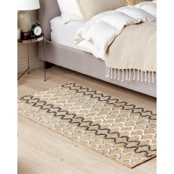 Dywan jutowy 80 x 150 cm beżowy SOGUT