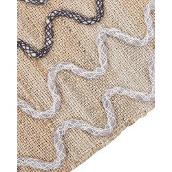 Dywan jutowy 80 x 150 cm beżowy SOGUT