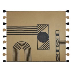 Koc THAPREK 130 x 170 cm Beżowy