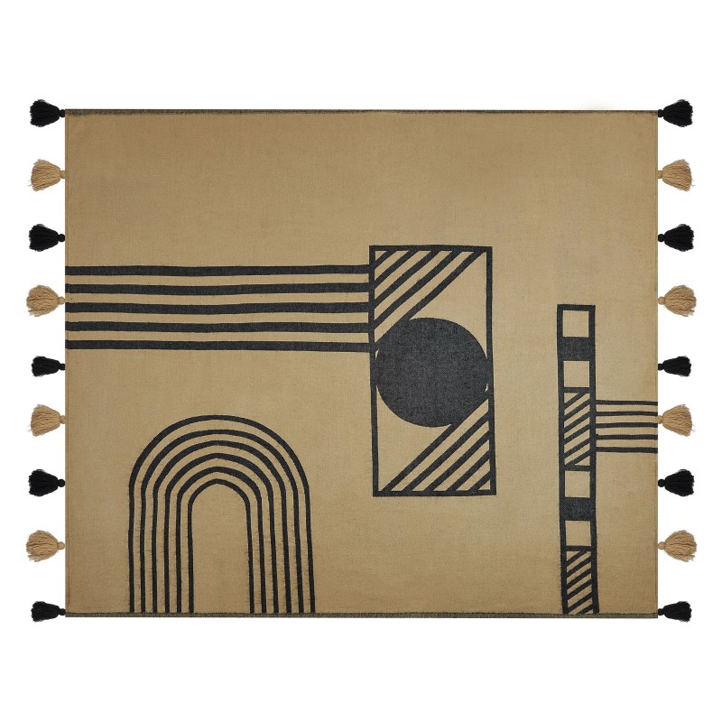 Koc THAPREK 130 x 170 cm Beżowy