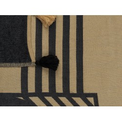 Koc THAPREK 130 x 170 cm Beżowy