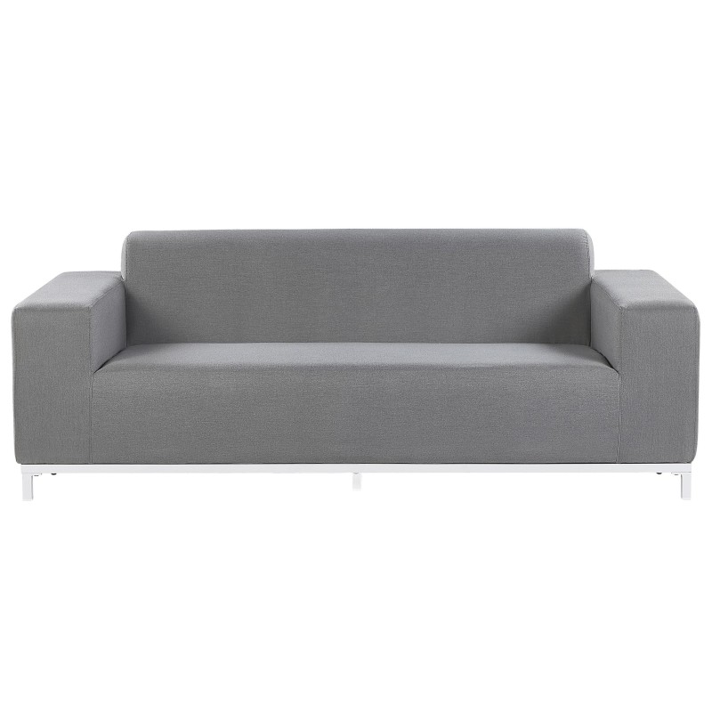 Sofa ogrodowa szara z białym ROVIGO