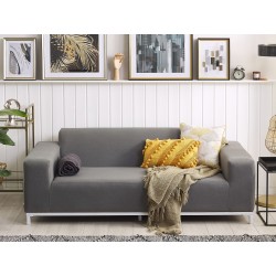 Sofa ogrodowa szara z białym ROVIGO