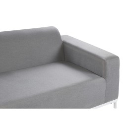 Sofa ogrodowa szara z białym ROVIGO