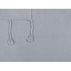 Koc NAZILLI Bawełna 125 x 150 cm Jasnoszary