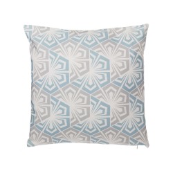 Zestaw 2 poduszek dekoracyjnych PRIMROSE 45 x 45 cm Błękitny Ikat