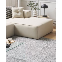 Dywan shaggy 140 x 200 cm szary melanż DEMRE