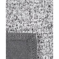 Dywan shaggy 140 x 200 cm szary melanż DEMRE