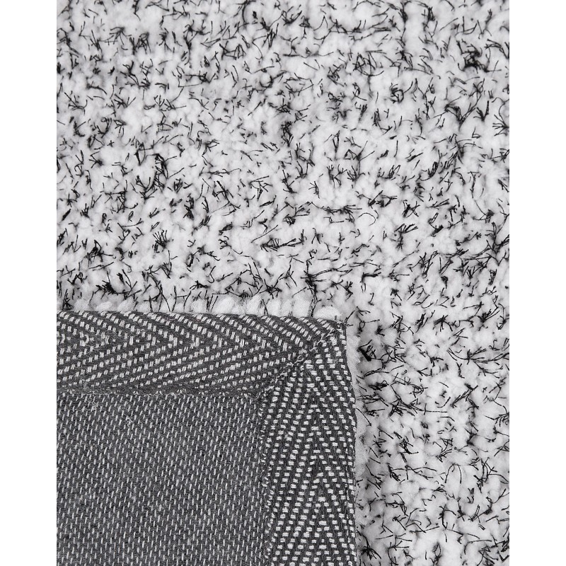 Dywan shaggy 140 x 200 cm szary melanż DEMRE