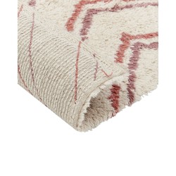 Dywan bawełniany 80 x 150 cm beżowo-różowy KASTAMONU