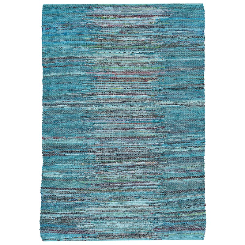 Dywan bawełniany 160 x 230 cm niebieski MERSIN