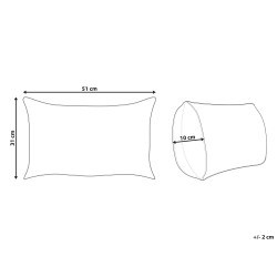 Poduszka dekoracyjna URPAD Juta 30 x 50 cm Kolorowy Wzór orientalny