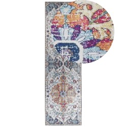 Dywan 60 x 200 cm wielokolorowy ENAYAM