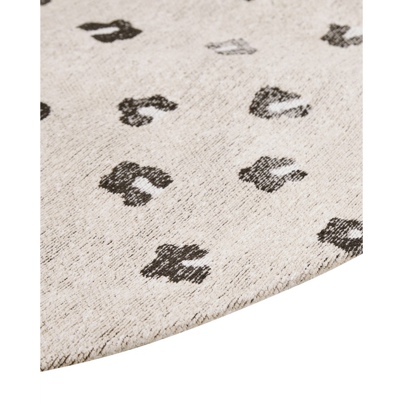 Dywan okrągły bawełniany ⌀ 140 cm beżowy AFIS