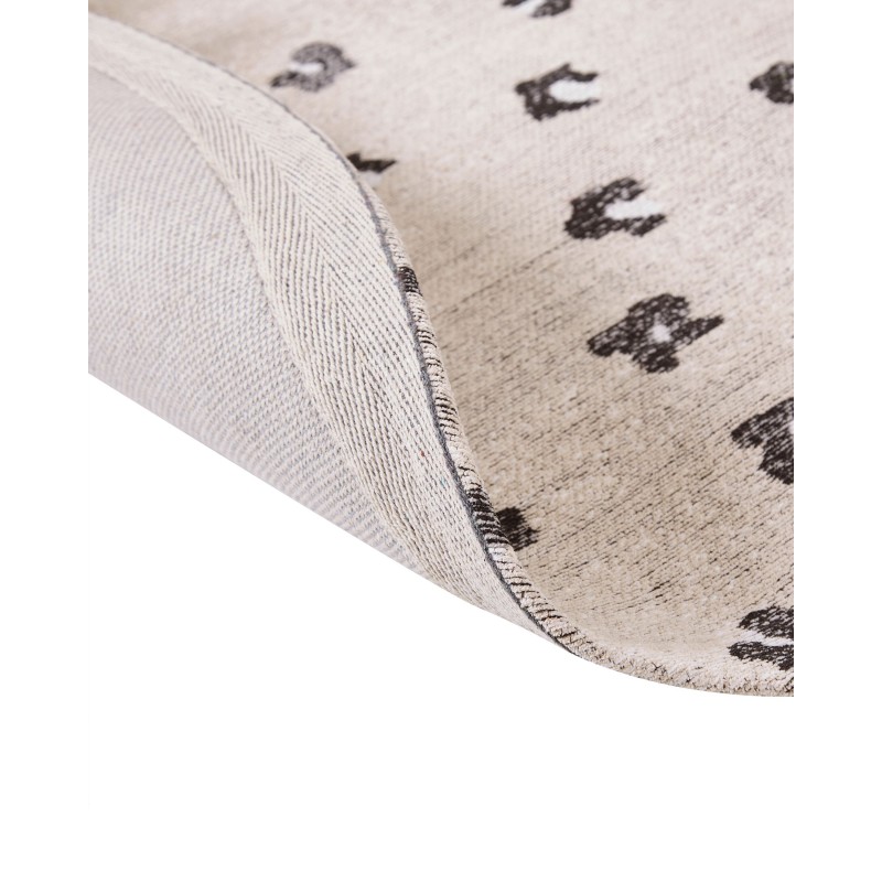 Dywan okrągły bawełniany ⌀ 140 cm beżowy AFIS