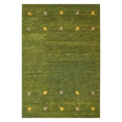 Dywan wełniany gabbeh 160 x 230 cm zielony YULAFI