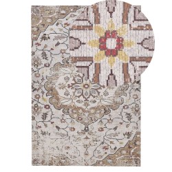 Dywan 140 x 200 cm beżowo-brązowy KATTAKKADA
