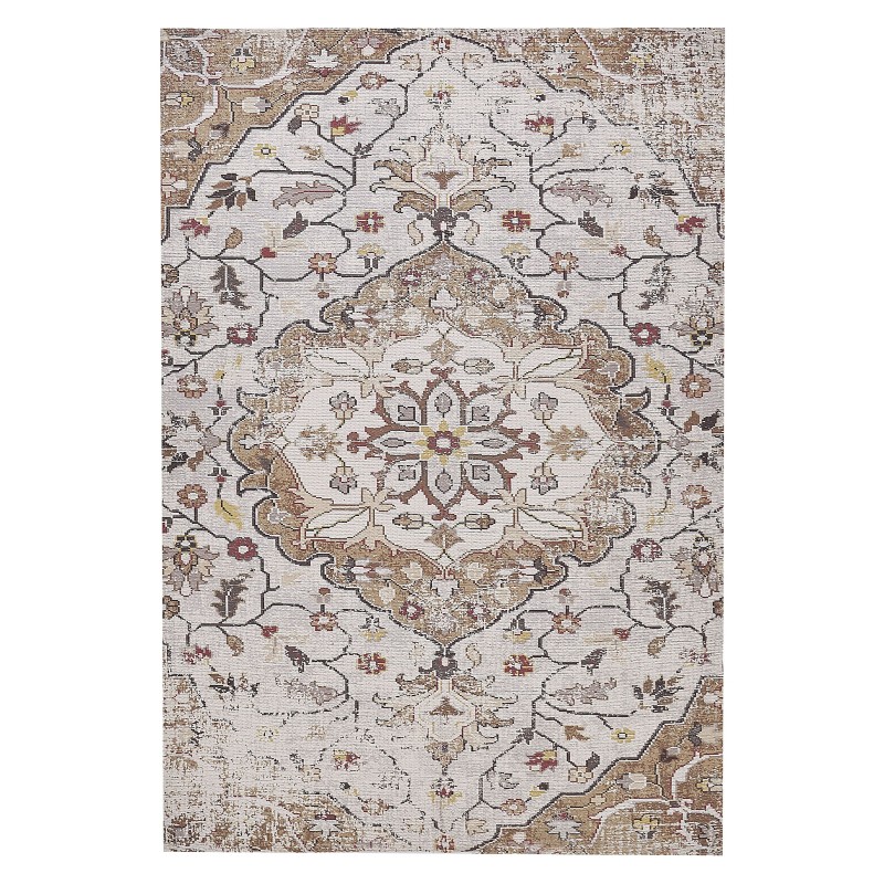 Dywan 140 x 200 cm beżowo-brązowy KATTAKKADA