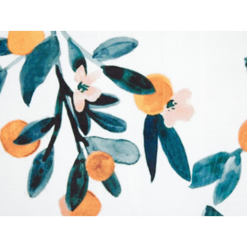 Poduszka dekoracyjna KNAUTIA Welur 45 x 45 cm Kolorowy Wzór roślinny