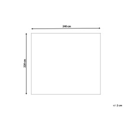 Narzuta na łóżko NAPE 220 x 240 cm Ciemnozielony