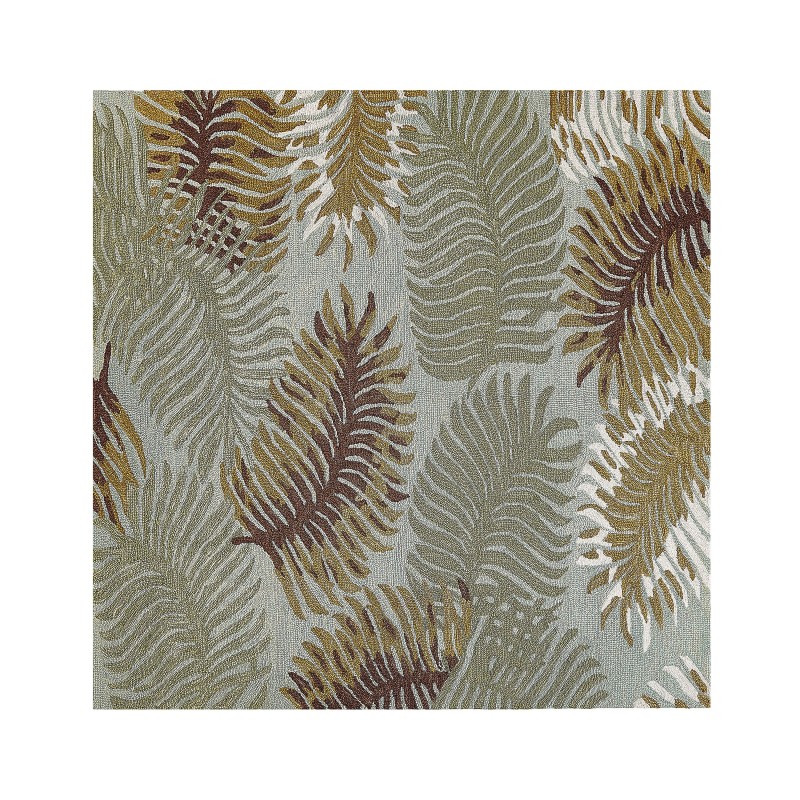 Dywan wełniany z motywem roślinnym 200 x 200 cm VIZE