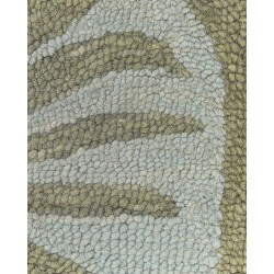 Dywan wełniany z motywem roślinnym 200 x 200 cm VIZE