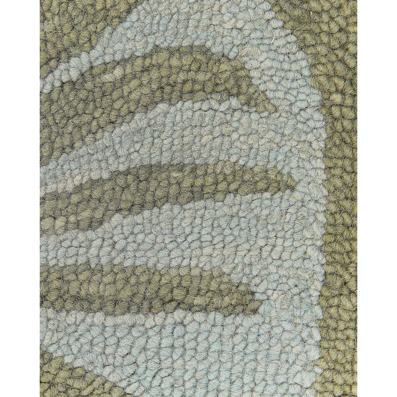 Dywan wełniany z motywem roślinnym 200 x 200 cm VIZE