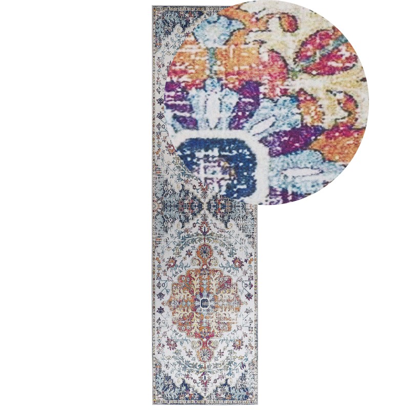 Dywan 80 x 300 cm wielokolorowy ENAYAM