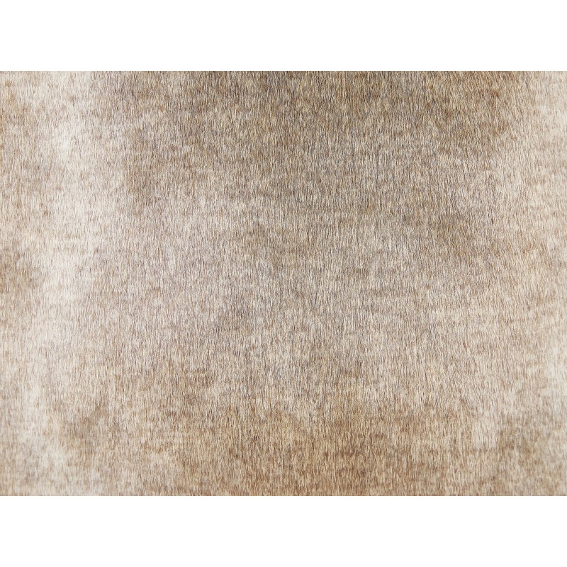 Zestaw 2 poduszek dekoracyjnych HORDEUM Sztuczne futro 45 x 45 cm Jasnobrązowy Jednolity