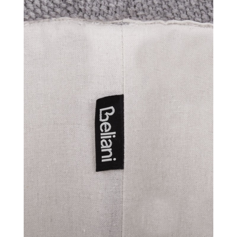 Kosz na zabawki Żółw TANDA Bawełna Szary