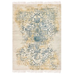 Dywan z wiskozy 160 x 230 cm żółto-zielony BOYALI