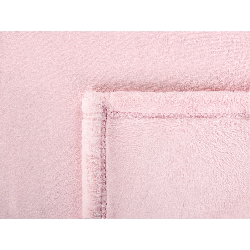 Koc BAYBURT 150 x 200 cm Różowy