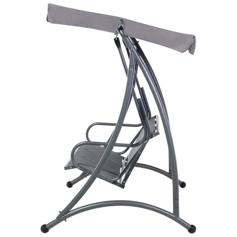 Huśtawka ogrodowa BOGART Metal Szary